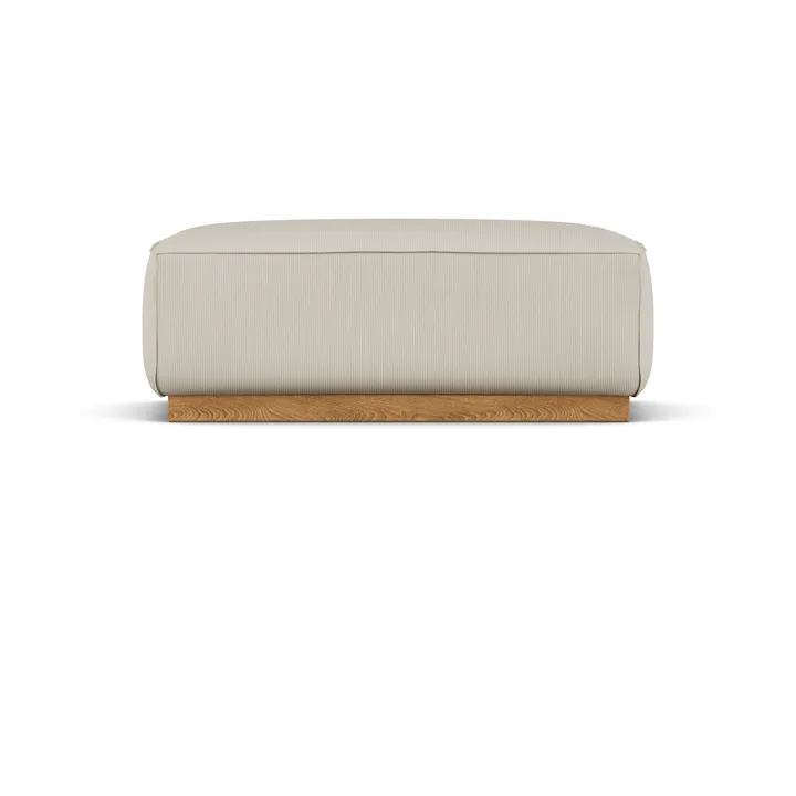 Bergsdal fotskammel - Jump beige 1956-Eikebeiset ask - 1898