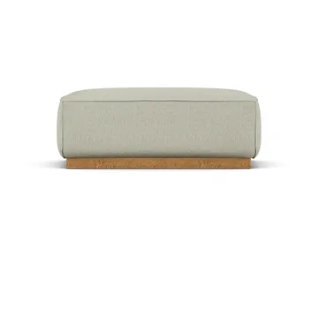 Bergsdal fotskammel - Luisa beige 3981-Eikebeiset ask - 1898