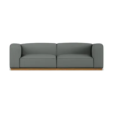 Bergsdal sofa - Caleido grey 1240-Eikebeiset ask, 3-seters - 1898