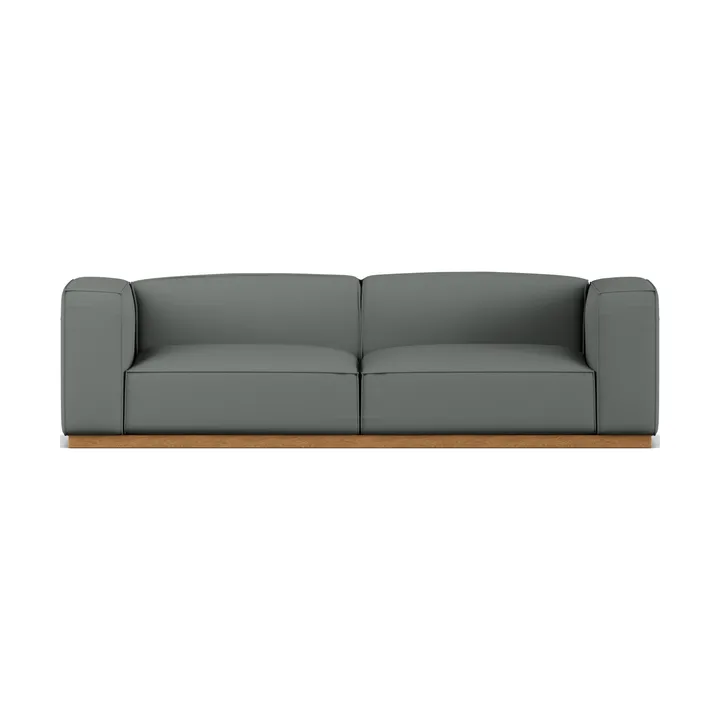 Bergsdal sofa - Caleido grey 1240-Eikebeiset ask, 3-seters - 1898