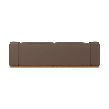Bergsdal sofa - Jump brown 1955-Eikebeiset ask, 3-seters - 1898