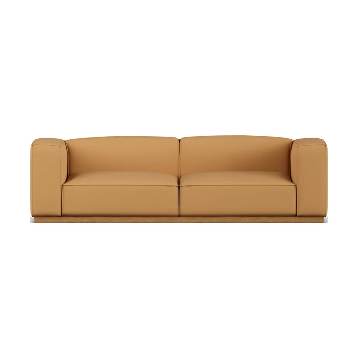 Bergsdal sofa - Jump honey 1959-Eikebeiset ask, 3-seters - 1898