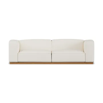 Bergsdal sofa - Jump offwhite 1954-Eikebeiset ask, 3-seters - 1898
