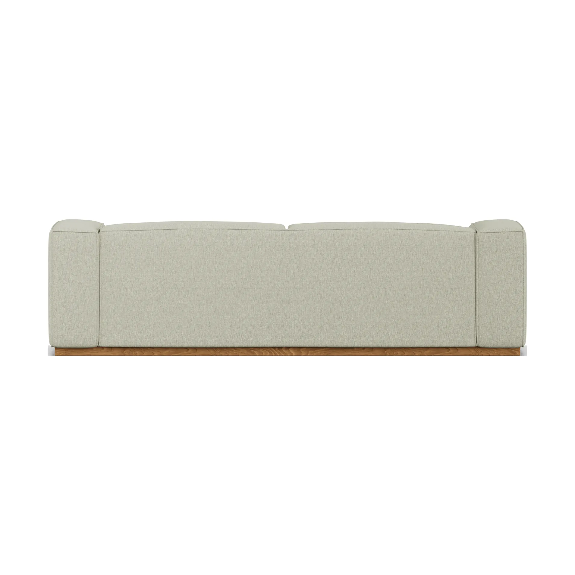 Bergsdal sofa, Luisa beige 3981-Eikebeiset ask, 3-seters 1898
