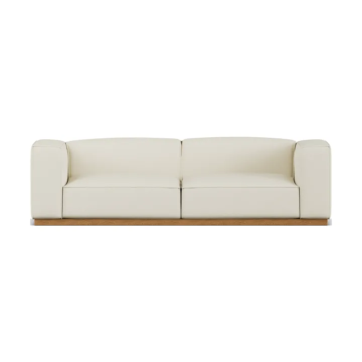 Bergsdal sofa - Oslo nature 1540-Eikebeiset ask, 3-seters - 1898