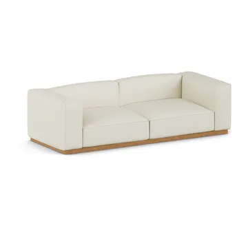 Bergsdal sofa - Oslo nature 1540-Eikebeiset ask, 3-seters - 1898