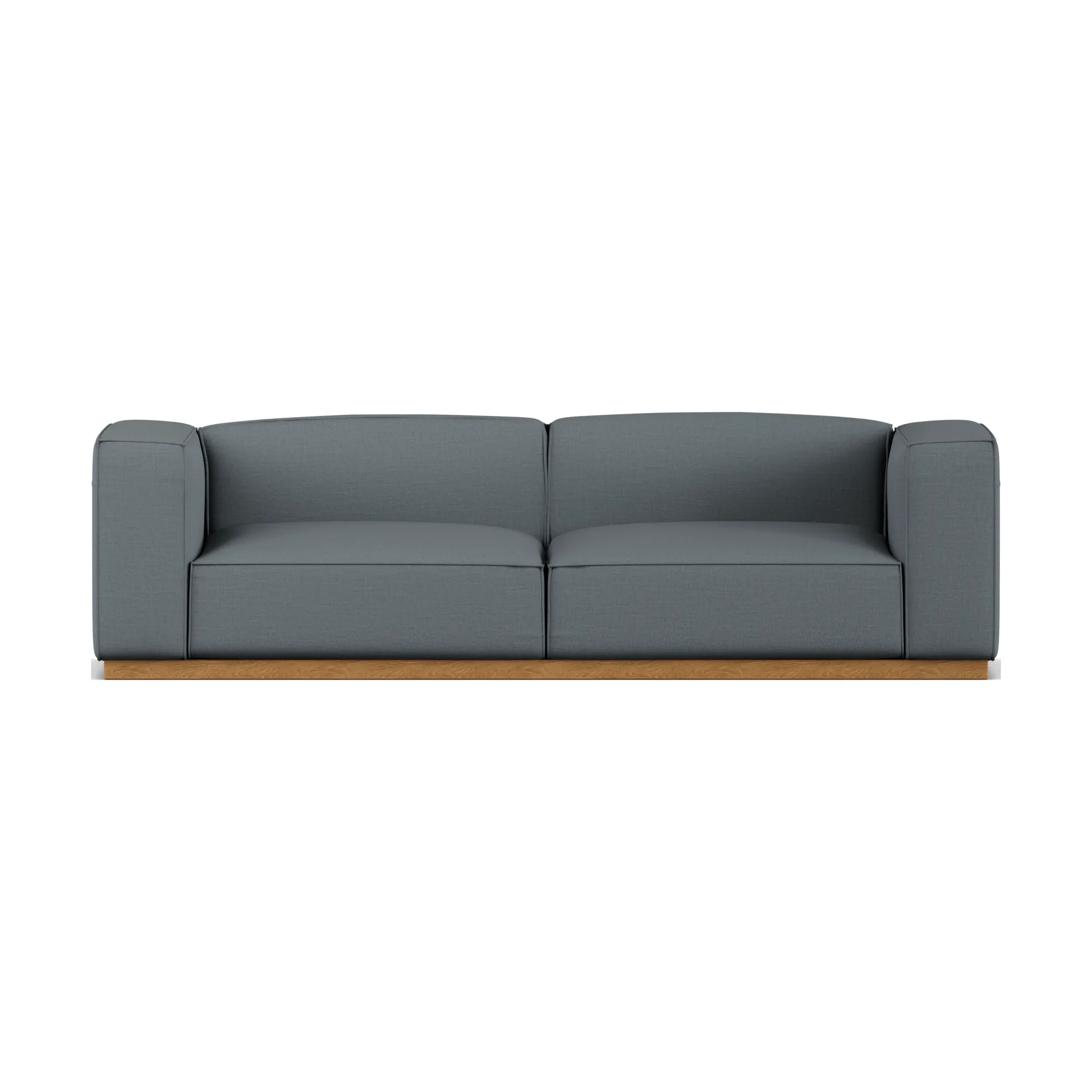 Bergsdal sofa, Same Blue 6678-eikebeiset, 3-seter 1898