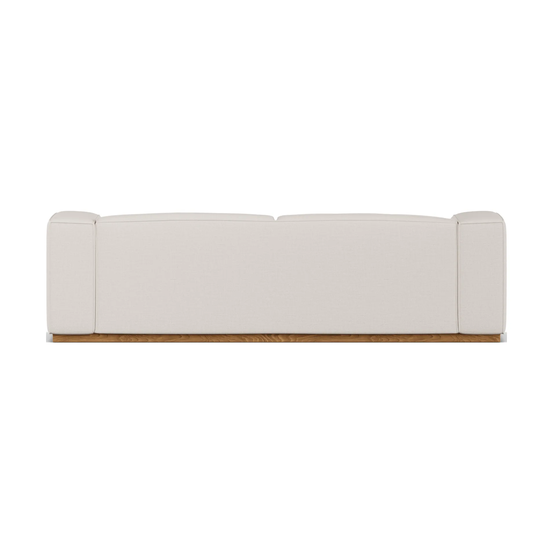 Bergsdal sofa, Same Off White 6671-eikebeiset, 3-seter 1898