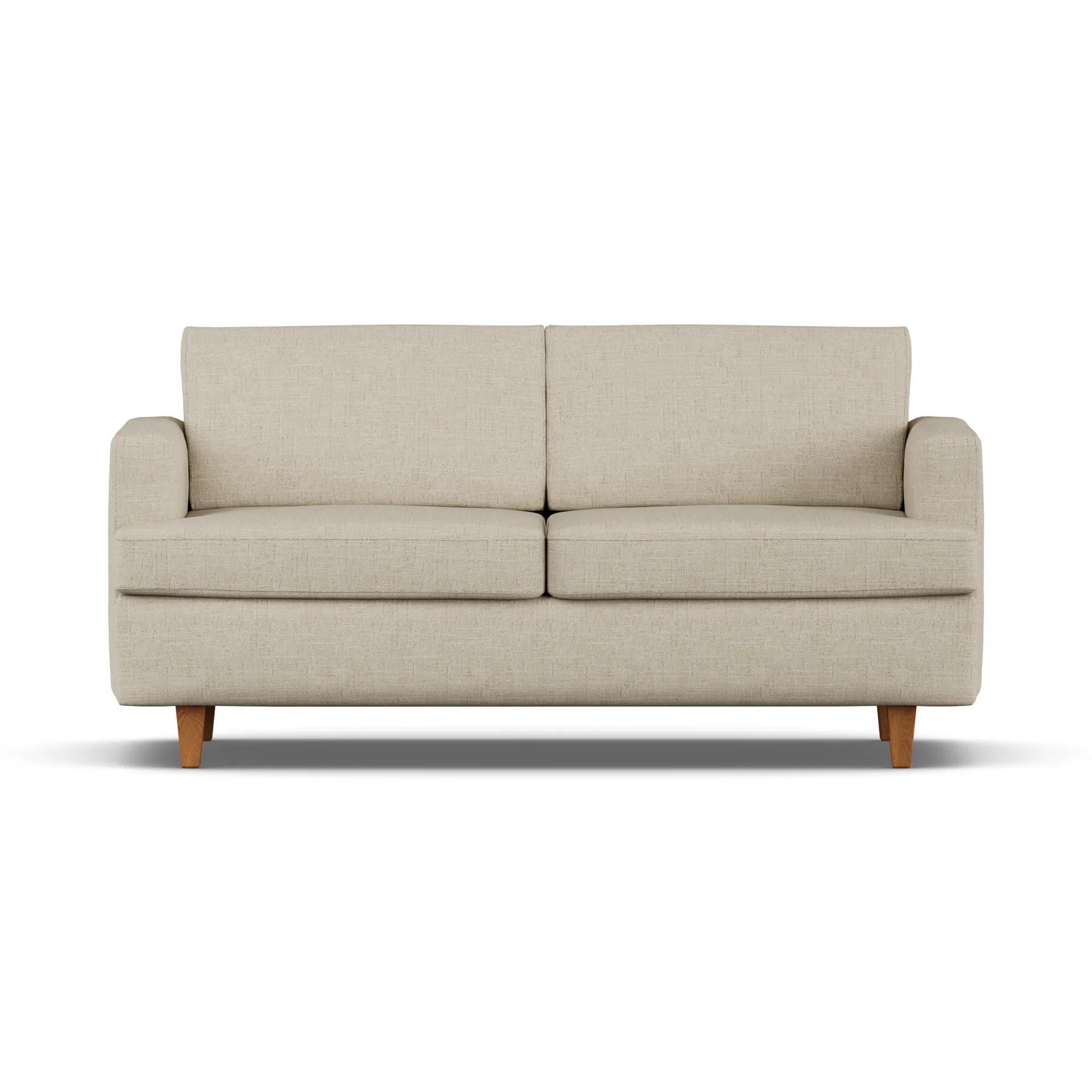 Binga 2,5-seters sovesofa, Bern Beige 0341-eikebeiset ask 1898