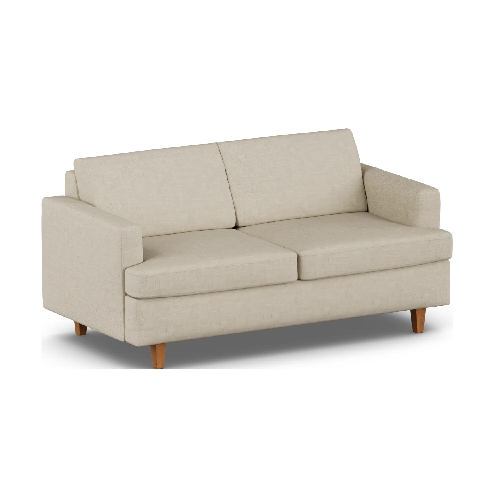 Binga 2,5-seters sovesofa, Bern Beige 0341-eikebeiset ask 1898