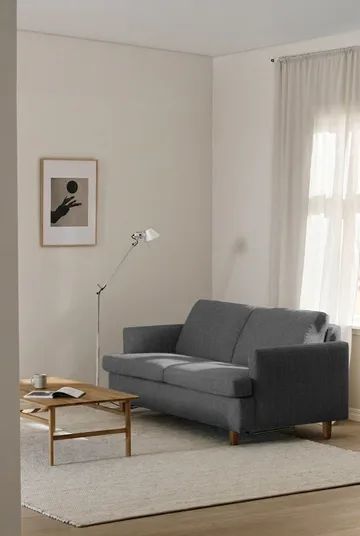 Binga 2,5-seters sovesofa - Caleido Grey 1240-eikebeiset ask - 1898