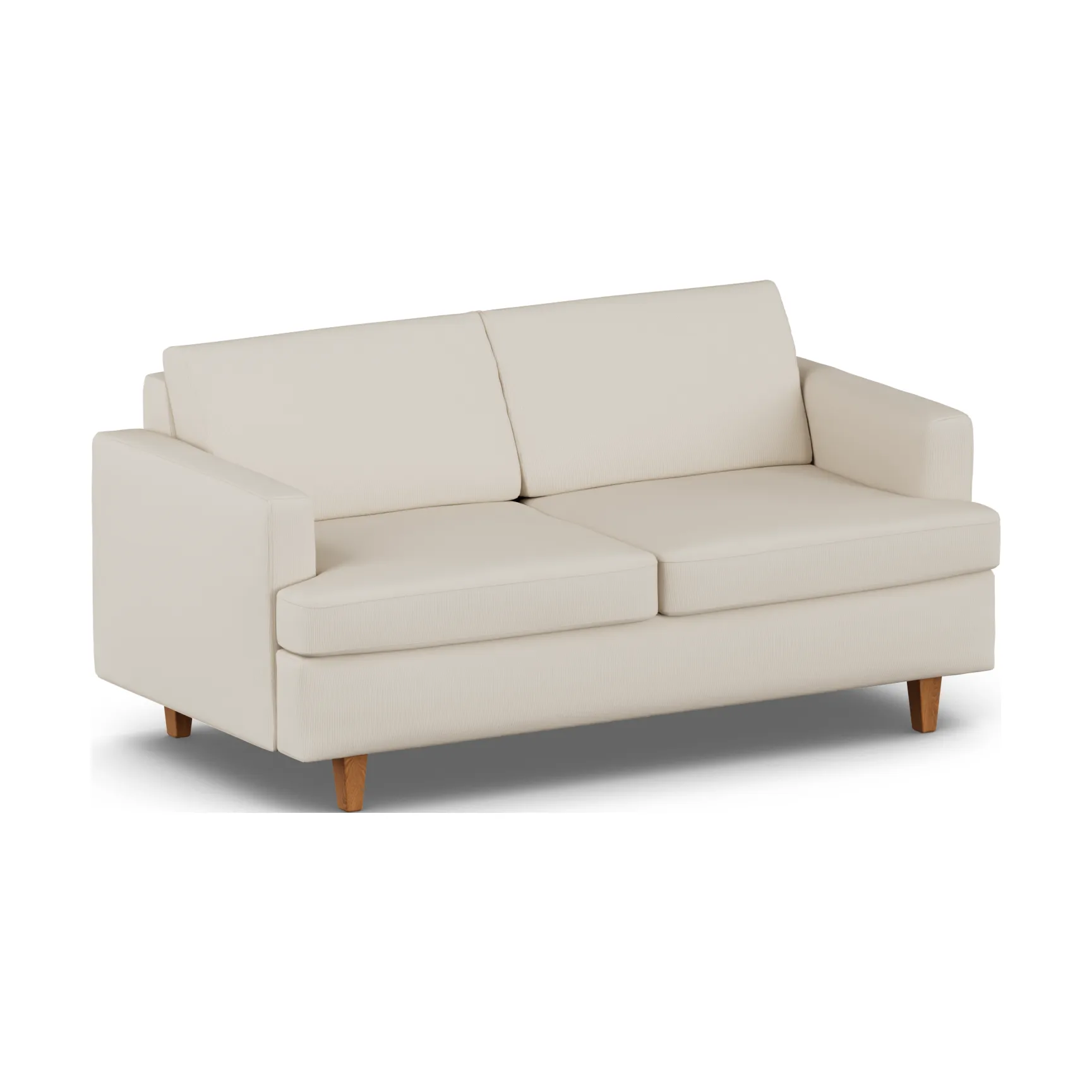 Binga 2,5-seters sovesofa, Jump Beige 1956-eikebeiset ask 1898