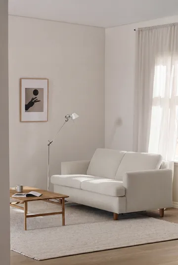 Binga 2,5-seters sovesofa - Jump Off White 1954-eikebeiset ask - 1898
