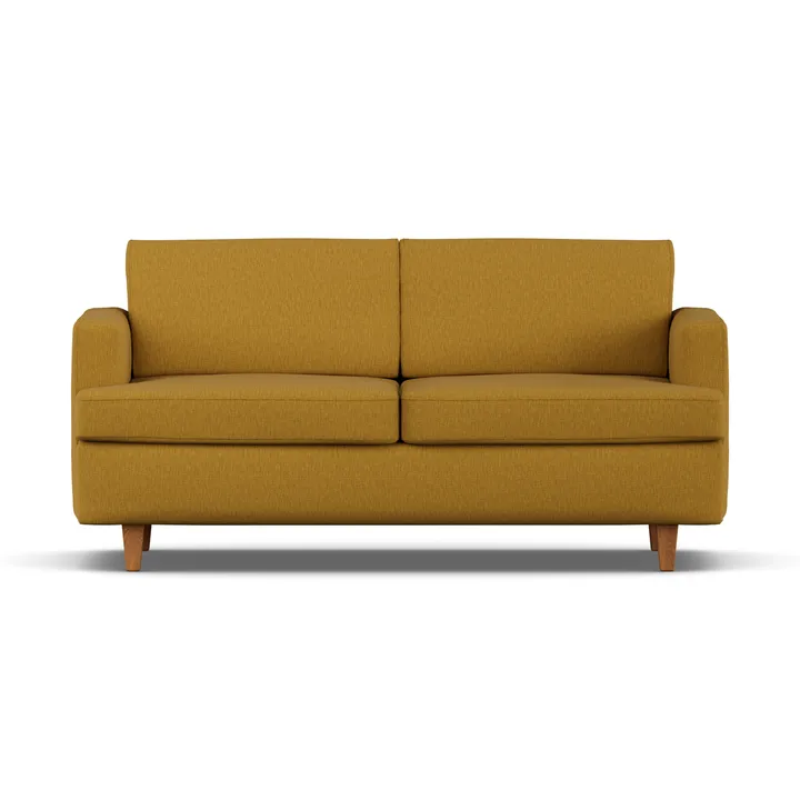 Binga 2,5-seters sovesofa - Luiza Mustard 3972-eikebeiset ask - 1898