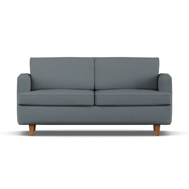 Binga 2,5-seters sovesofa - Same Blue 6678-eikebeiset ask - 1898