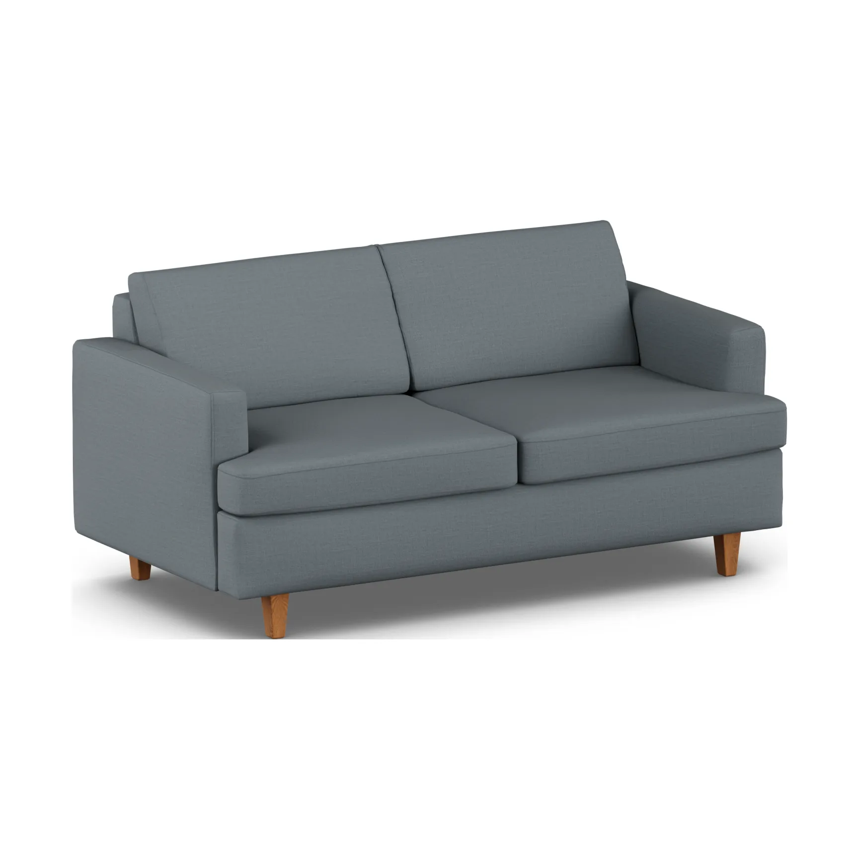 Binga 2,5-seters sovesofa, Same Blue 6678-eikebeiset ask 1898