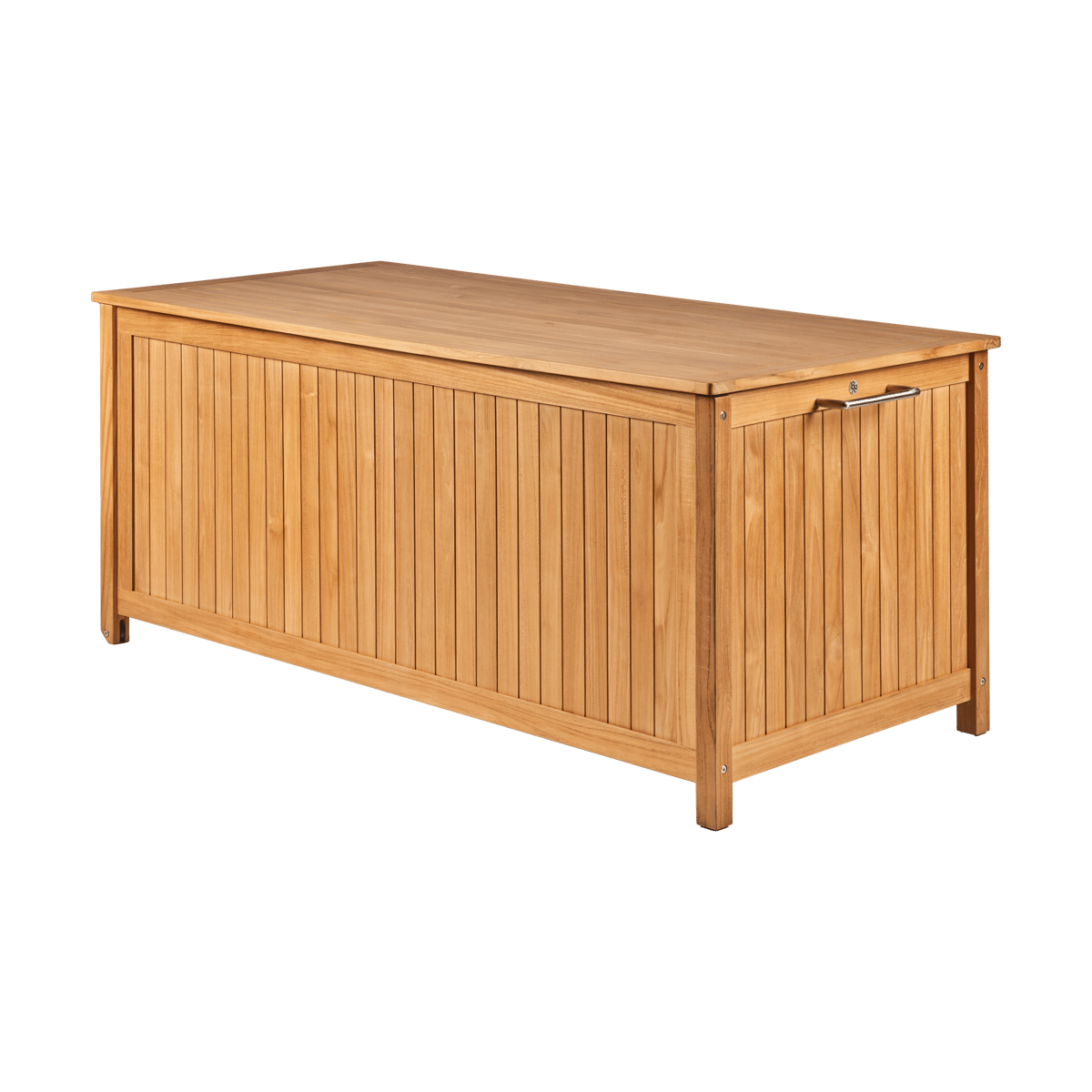 1898 Bjärknäs putekasse med hjul L 180x85x75 cm Teak
