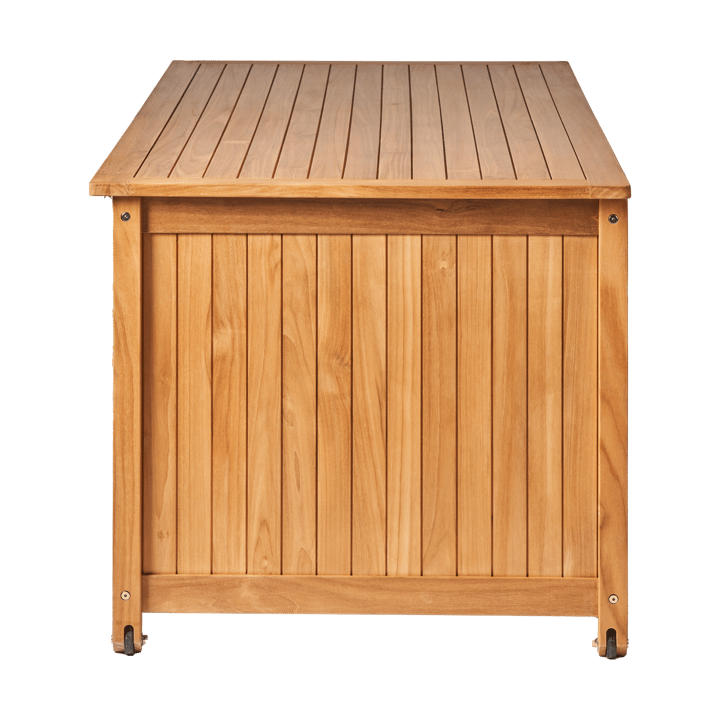 Bjärknäs putekasse med hjul L 180x85x75 cm - Teak - 1898