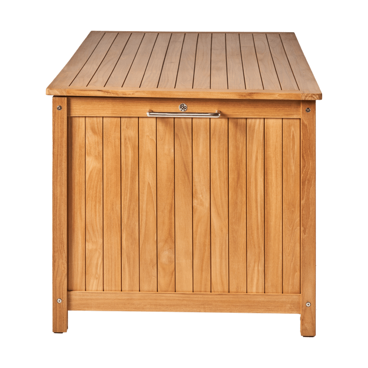 Bjärknäs putekasse med hjul L 180x85x75 cm - Teak - 1898