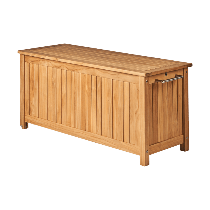 Bjärknäs putekasse med hjul S 130x50x60 cm - Teak - 1898