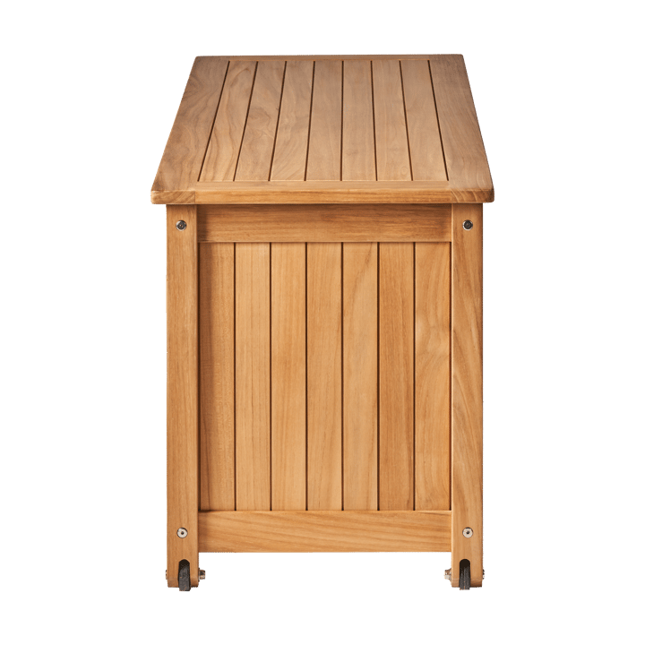 Bjärknäs putekasse med hjul S 130x50x60 cm - Teak - 1898