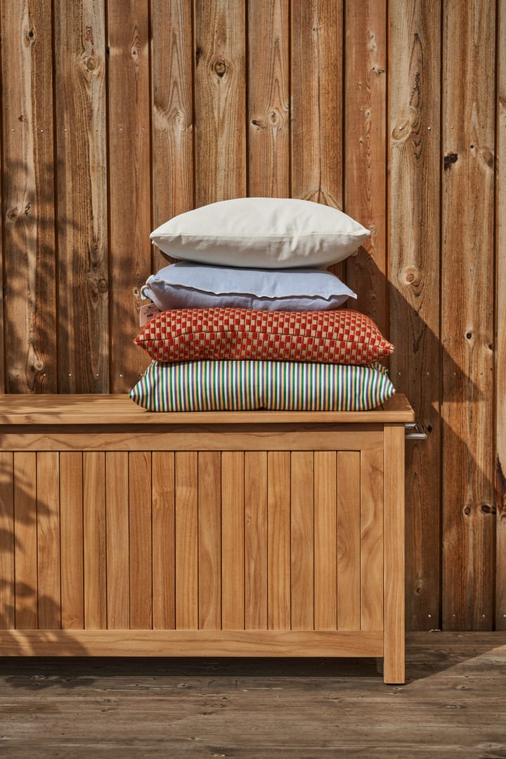 Bjärknäs putekasse med hjul S 130x50x60 cm, Teak 1898
