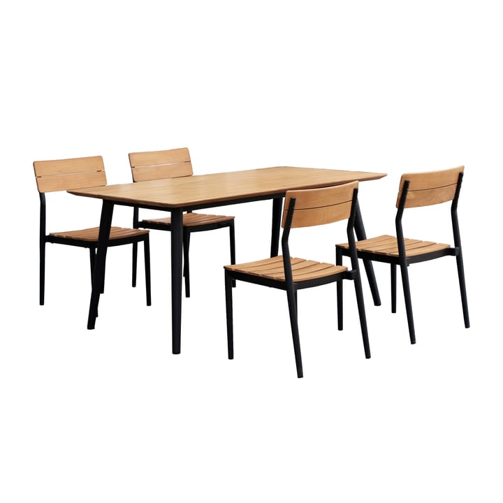 Björnö spisegruppe med 4 stoler teak 1898