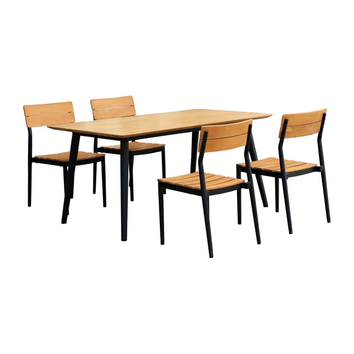 Björnö spisegruppe med 4 stoler teak - undefined - 1898