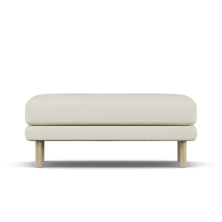 Bredhult fotskammel - Oslo Nature 1540-hvitoljet eik - 1898