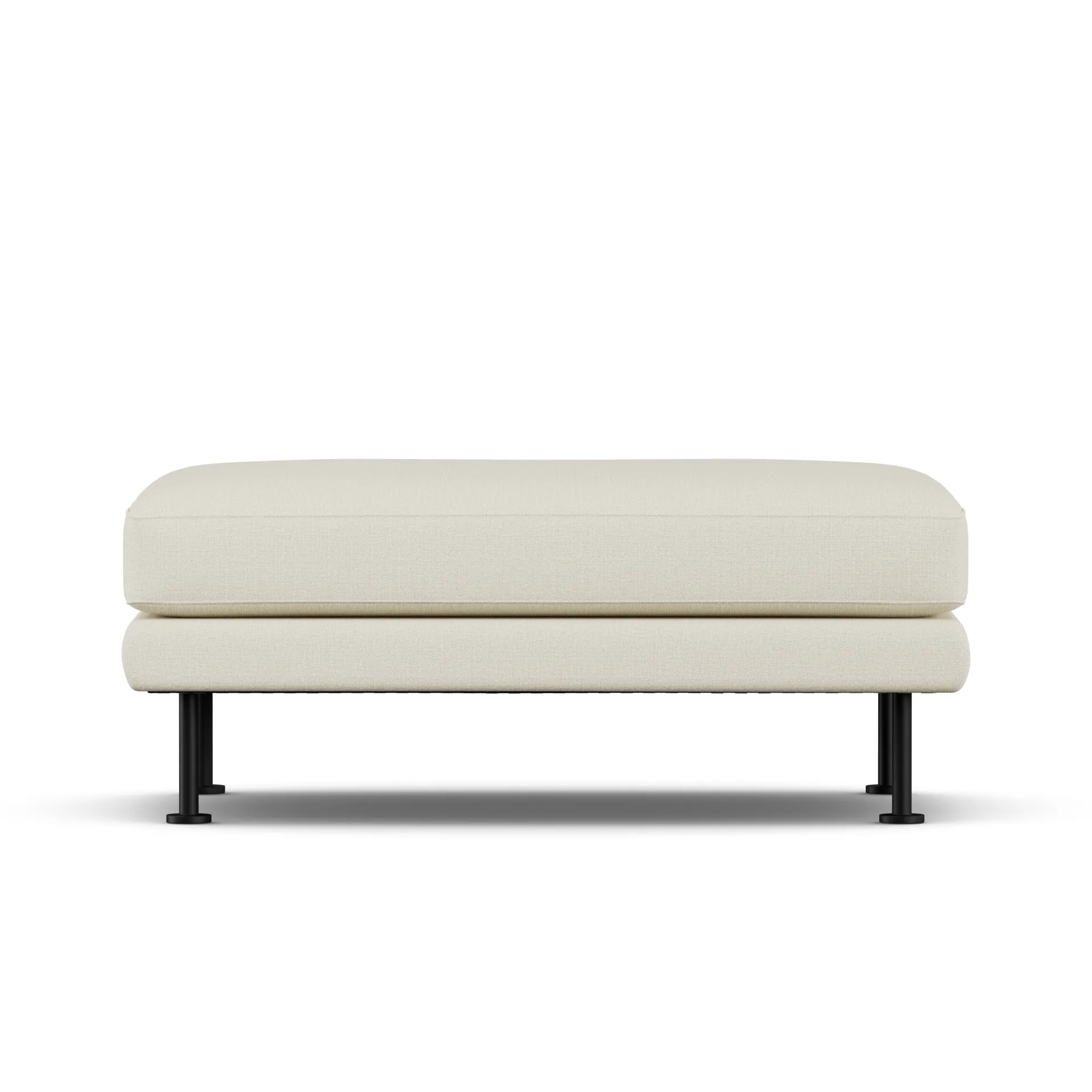 Bredhult fotskammel, Oslo Nature 1540-svart stål 1898