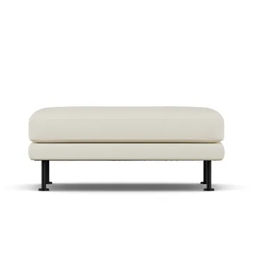 Bredhult fotskammel - Oslo Nature 1540-svart stål - 1898