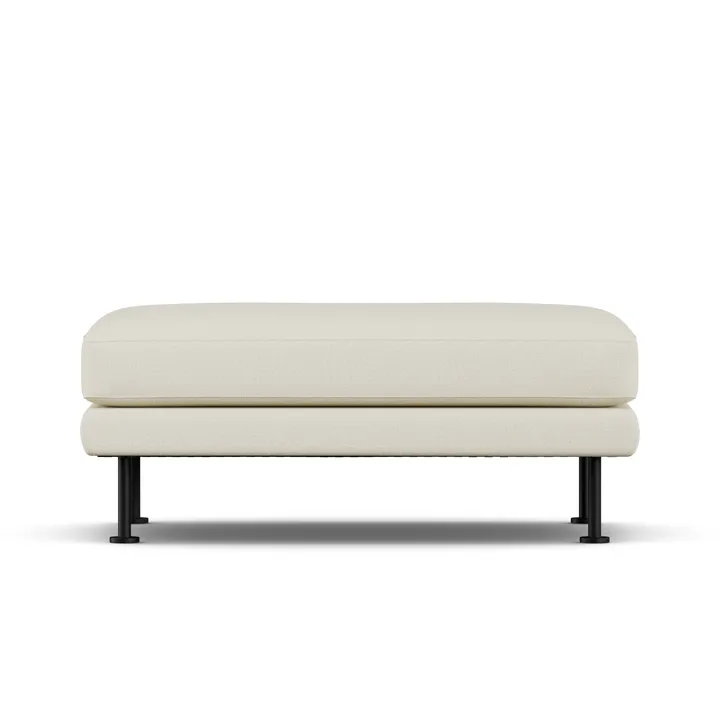 Bredhult fotskammel - Oslo Nature 1540-svart stål - 1898