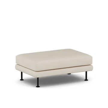 Bredhult fotskammel - Same Beige 6670-svart stål - 1898