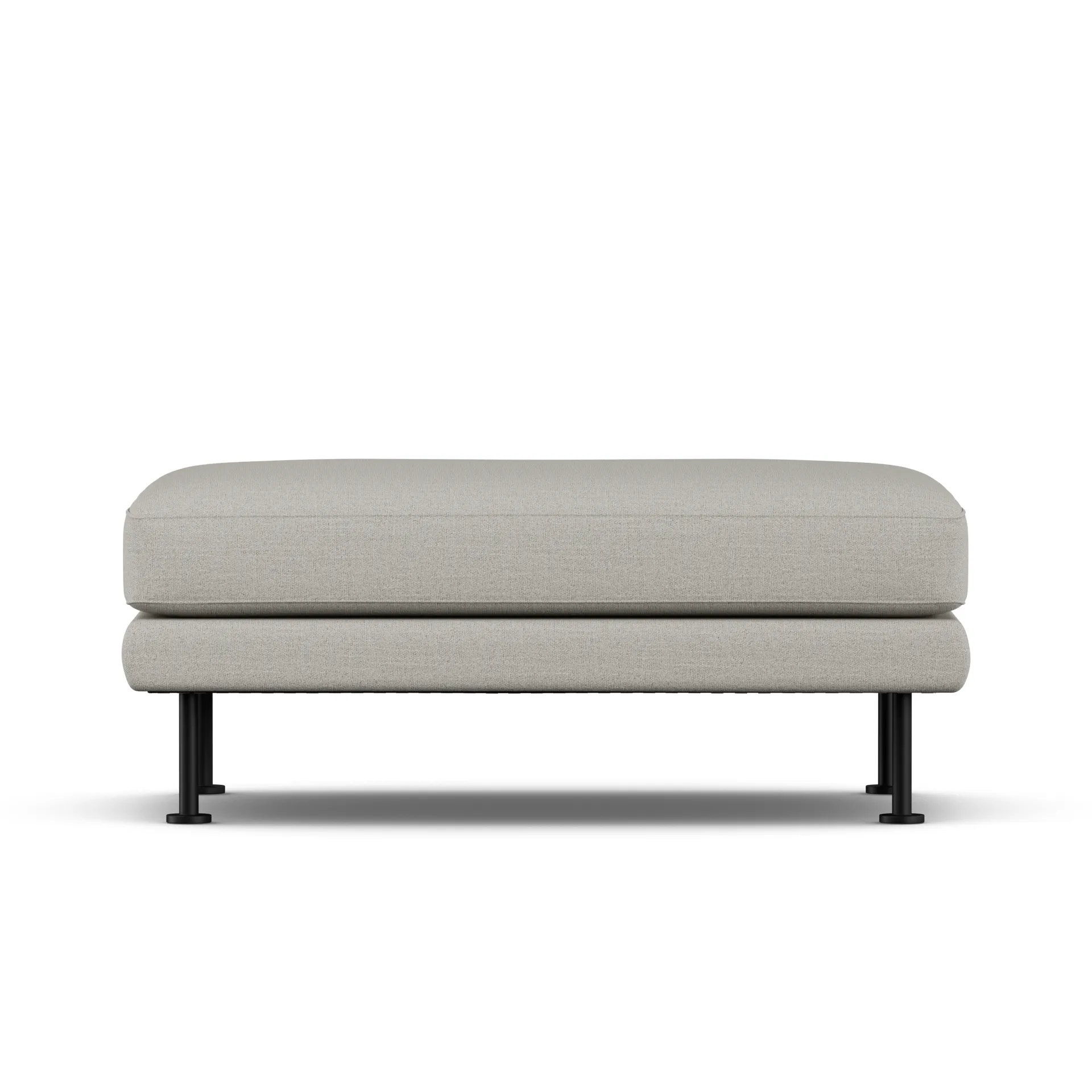 Bredhult fotskammel, Same Grey 6673-svart stål 1898