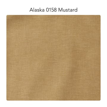 Bredhult modulsofa, A2 - tekstil alaska 0158 mustard, hvitoljede eikeben - 1898
