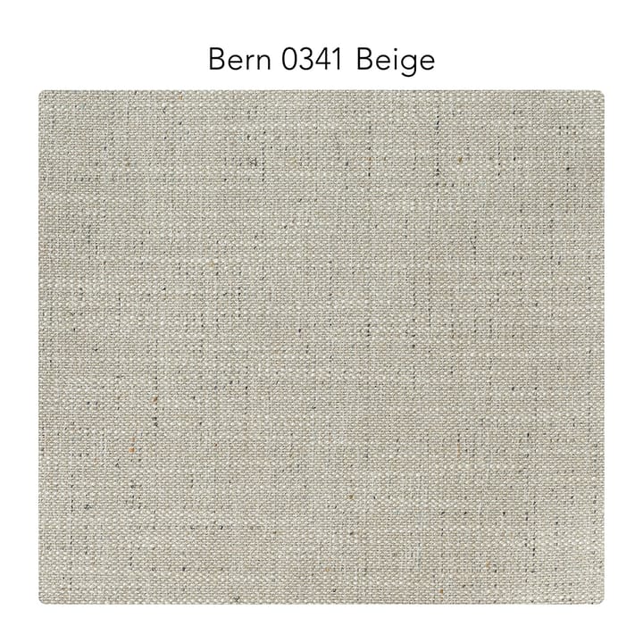 Bredhult sofa, 3-seter tekstil bern 0341 beige, hvitoljede eikeben 1898
