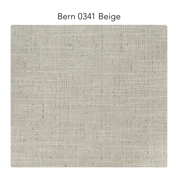 Bredhult sofa - 3-seter tekstil bern 0341 beige, sorte stålben - 1898