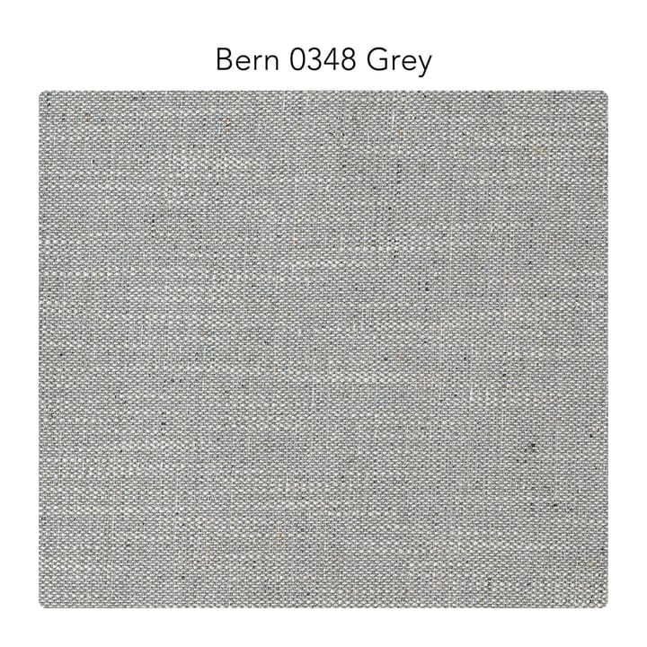 Bredhult sofa, 3-seter tekstil bern 0348 grey, hvitoljede eikeben 1898