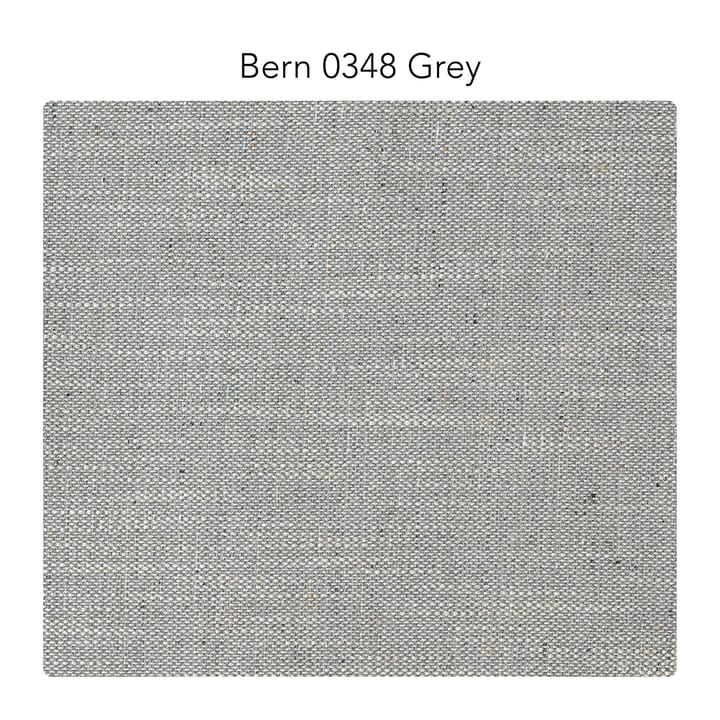 Bredhult sofa - 3-seter tekstil bern 0348 grey, hvitoljede eikeben - 1898