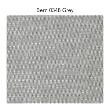 Bredhult sofa - 3-seter tekstil bern 0348 grey, hvitoljede eikeben - 1898