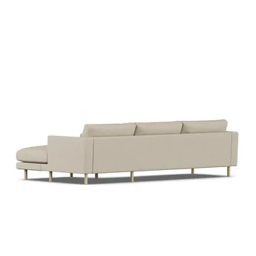 Bredhult sofa - Bern Beige 0341-hvitoljet eik, 2,5-seters C1 - 1898