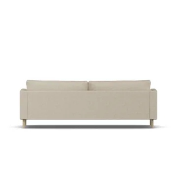 Bredhult sofa - Bern Beige 0341-hvitoljet eik, 3-seters - 1898