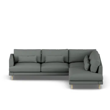 Bredhult sofa - Caleido Grey 1240-hvitoljet eik, 3-seters A1 - 1898