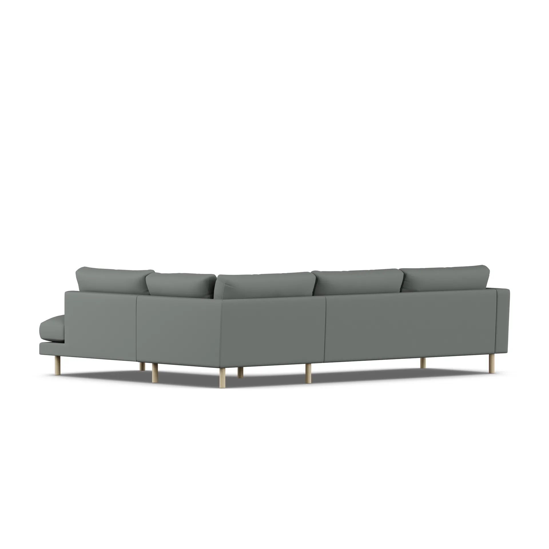 Bredhult sofa, Caleido Grey 1240-hvitoljet eik, 3-seters A1 1898