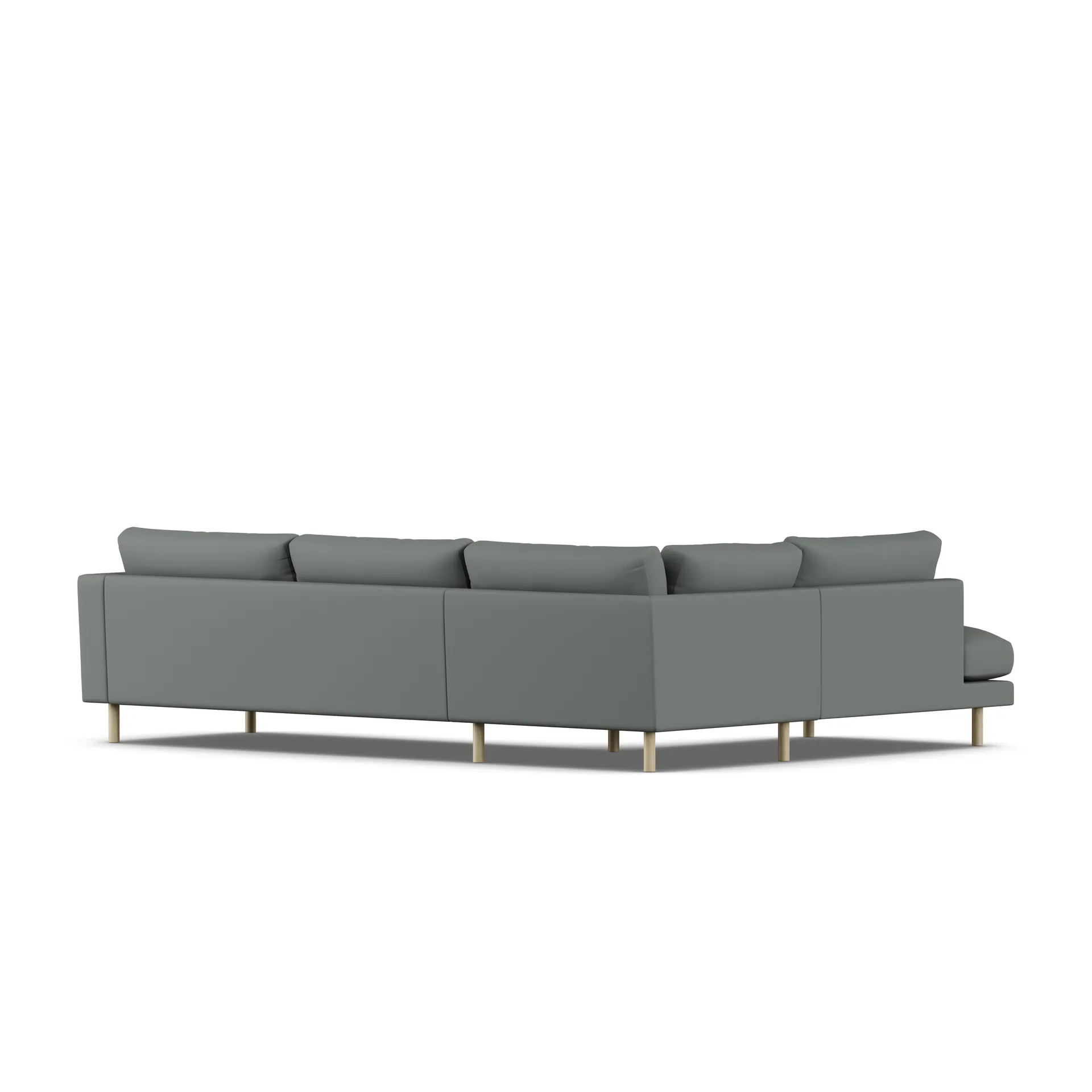 Bredhult sofa, Caleido Grey 1240-hvitoljet eik, 3-seters A2 1898