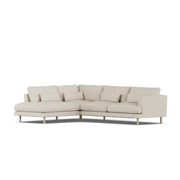 Bredhult sofa - Jump Beige 1956-hvitoljet eik, 3-seters A2 - 1898