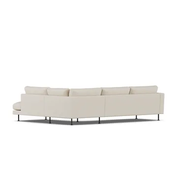 Bredhult sofa - Jump Beige 1956-svart stål, 3-seters A1 - 1898
