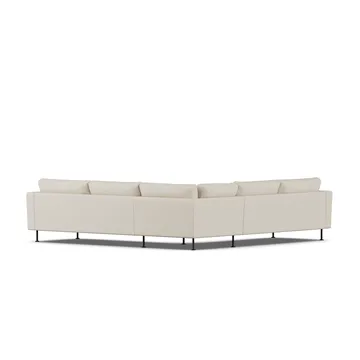Bredhult sofa - Jump Beige 1956-svart stål, hjørnesofa F - 1898