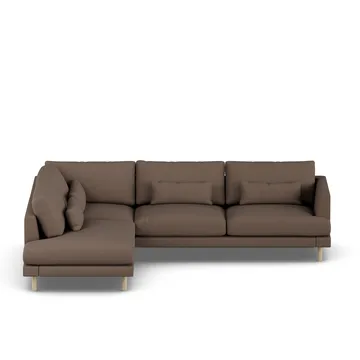 Bredhult sofa - Jump Brown 1955-hvitoljet eik, 3-seters A2 - 1898