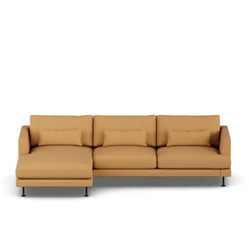 Bredhult sofa - Jump Honey 1959-svart stål, 2,5-seters C2 - 1898